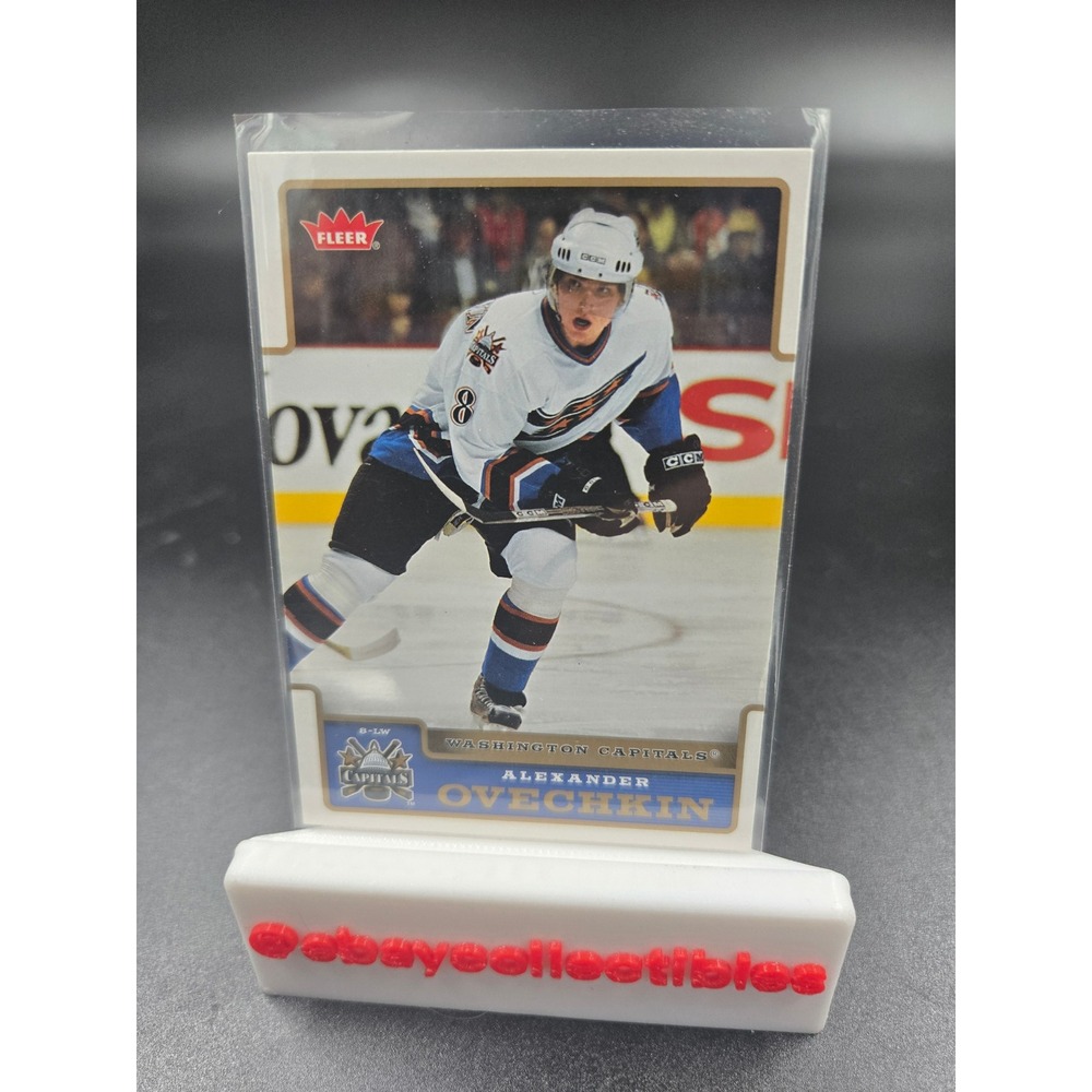 2006-07 Fleer Hockey Alexander Ovechkin #195 Washington Capitals Card